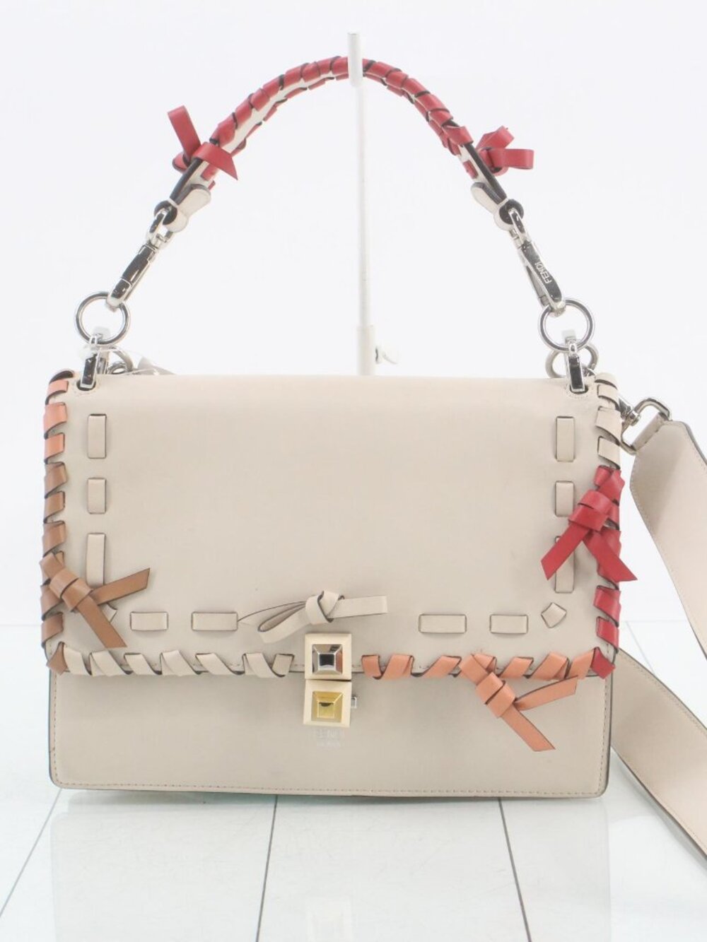 Fendi Nappa Leather Bow Kan I